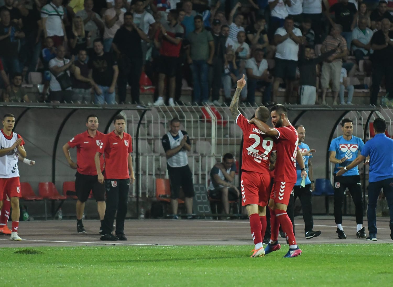 Mihajlovic gol Radnicki Flora fudbal foto Juzne vesti Vanja Keser
