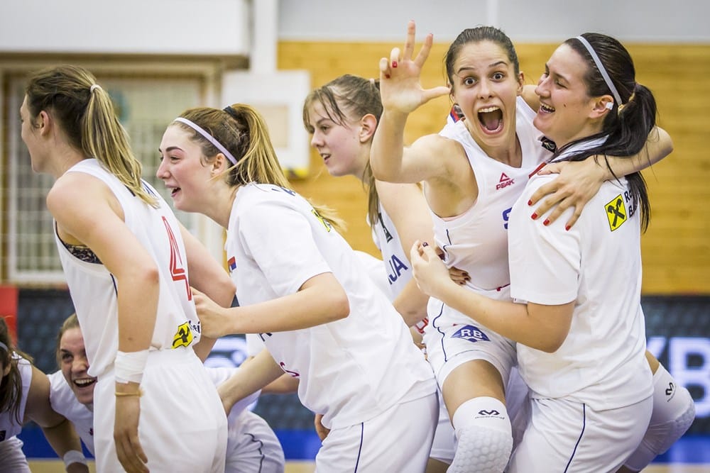 Reprezentacija Srbije kosarkasice U 20 foto FIBA