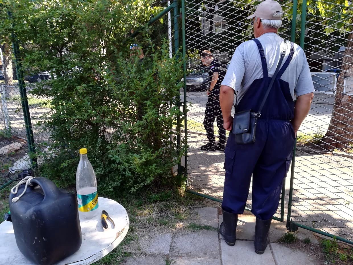 Manitasevic i benzin; foto: JV