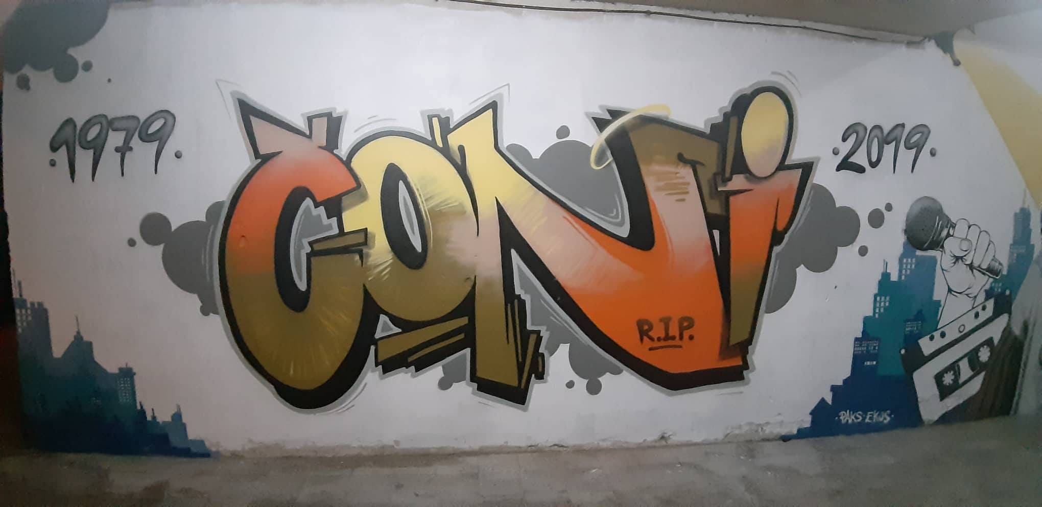 Čoni mural Karingtonka foto M. R