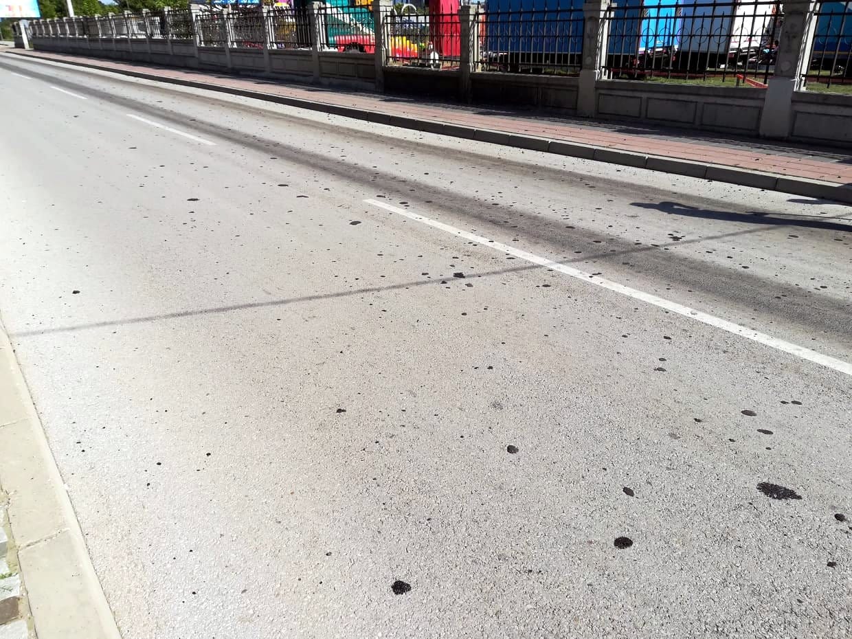 Somborski bulevar prosut asfalt2; foto: JV