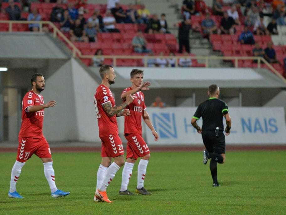 Nemanja Tomic Stefan Mihajlovic Taras Bondarenko Radnicki foto Juzne vesti Vanja Keser