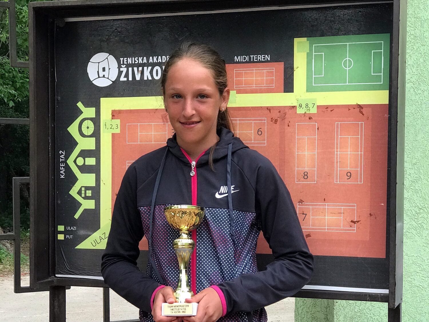 Anja Stankovic tenis foto Teniska akademija Zivkovic scaled