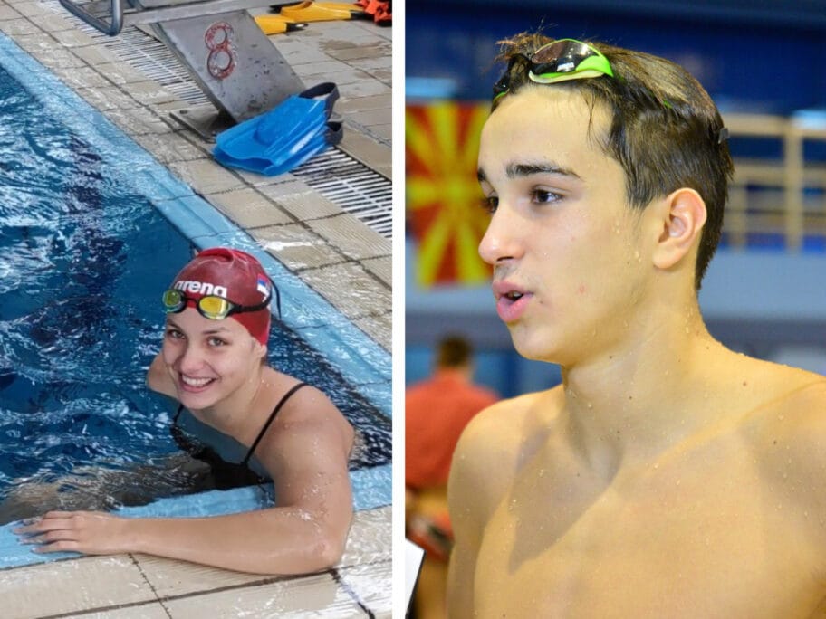 Nina Stanisavljevic Andrija Petkovic plivanje foto Juzne vesti Bojana antic Vanja Keser