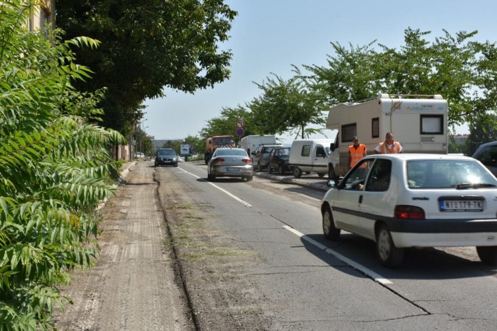 Nisavska ulica rekonstrukcija foto Grad Nis