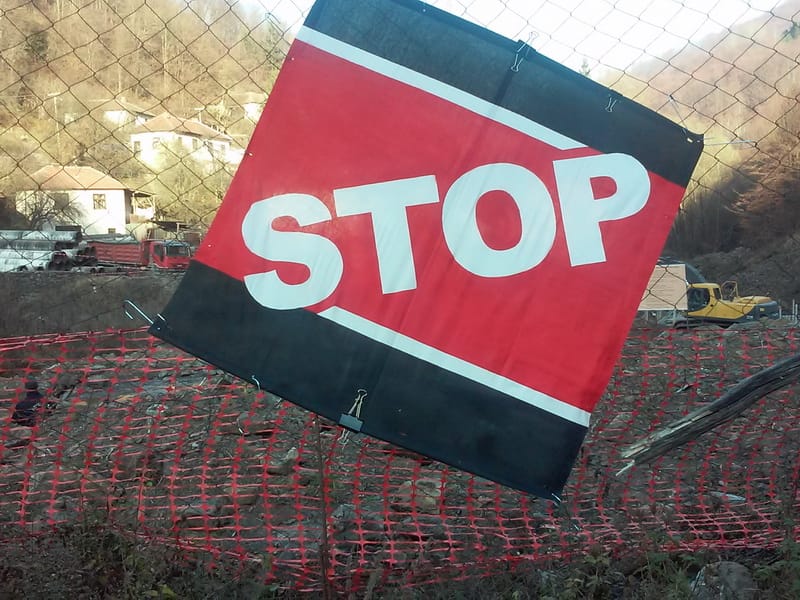 Sukob meštana sela Topli Do i investitora oko mini-hidroelektrane 1 stop radovima foto Lj F