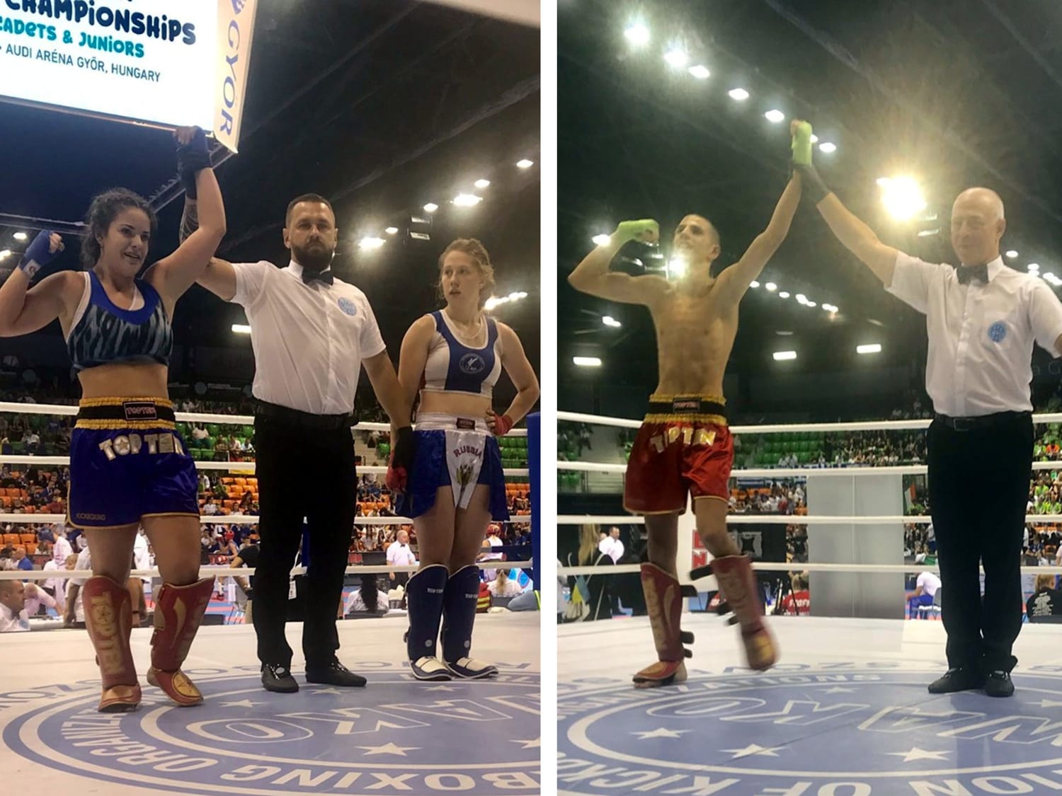 Natalija Savic Ognjen Mitrovic kik boks Evropsko prvenstvo foto Fejsbuk Kik boks savez Srbije