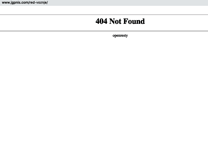 Red voznje kvar foto print screen