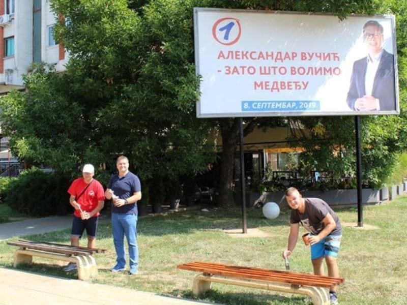 farbanje foto SNS Medvedja