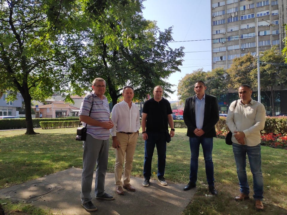 Opozicija Sindjelicev trg Foto V M R