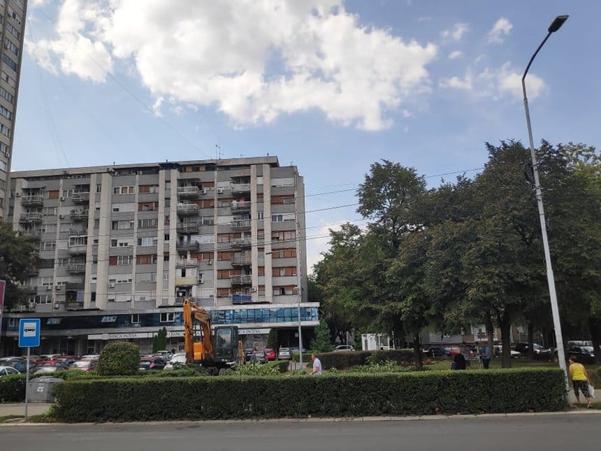 Parking Sindjelicev trg foto V M R