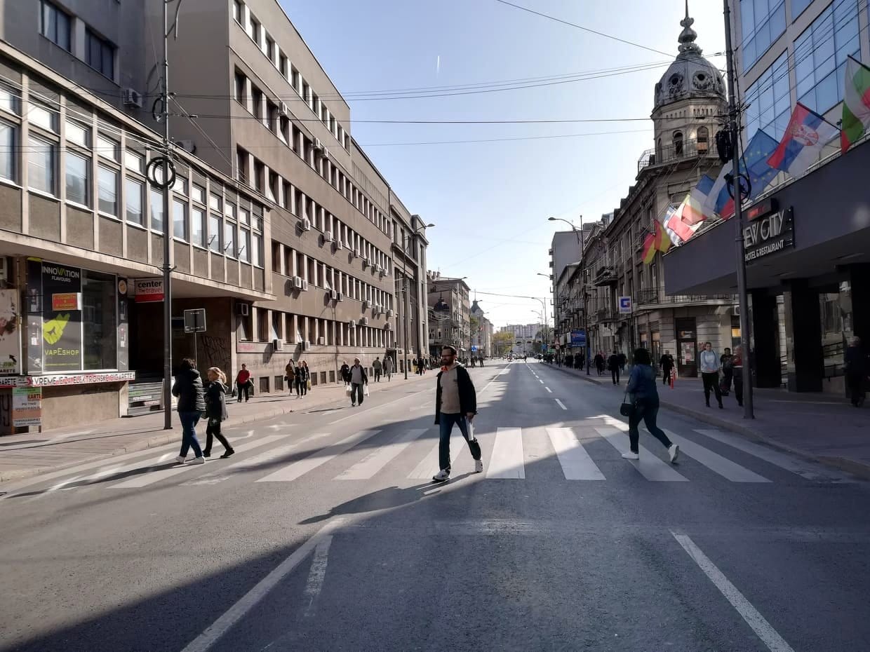 Pešačenjem i vožnjom bicikle i u Nišu obeležena Evropska nedelja mobilnosti 1 Dan bez automobila2 foto JV