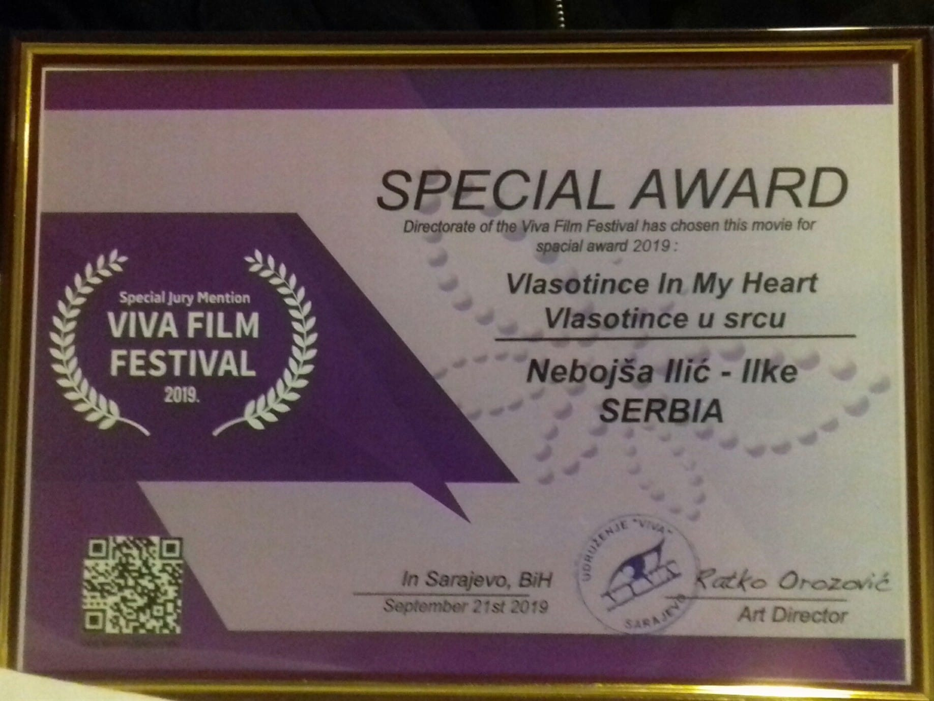 Nagrada Ilke foto Agencija Publika