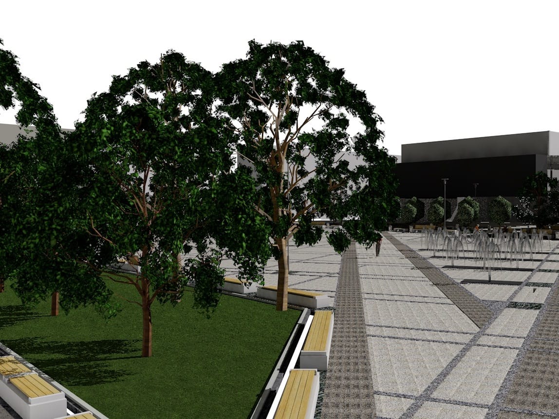 Trg Leskovac 2 projekat foto JP Urbanizam i izgradnja