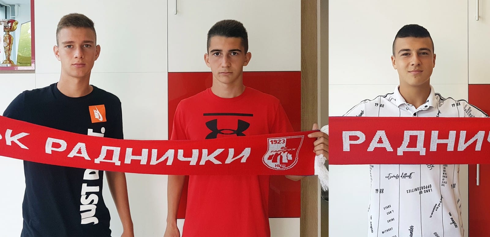 Randjelov zdravkovic Paunovic foto FK Radnicki