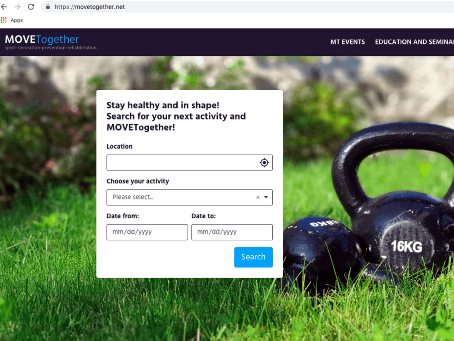 Move together sajt foto print screen