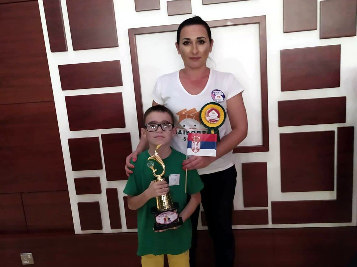 Aleksa Jovanovic Jelena NIkolic Dubai foto Brainobrain skola Nis