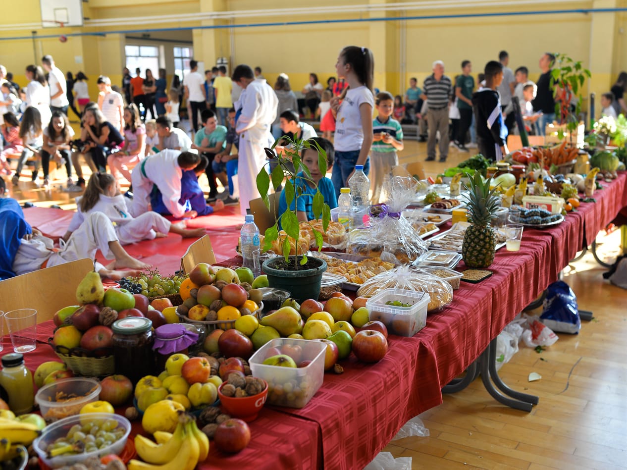 Sajam sporta i zdrave hrane OS Ivo andric naselje Branko Bjegovic foto Juzne vesti Vanja Keser