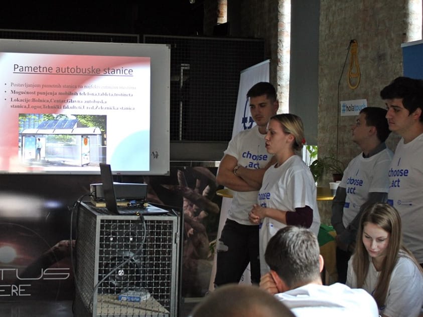 Bonusima za prevoz do čistijeg vazduha u Nišu - pobednička ideja “Climathon”-a 1 climathon foto deli nemanja stevanovic