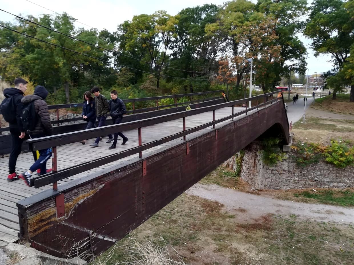 Most drveni u Tvrdjavi 1; foto: JV-J. Adamovic