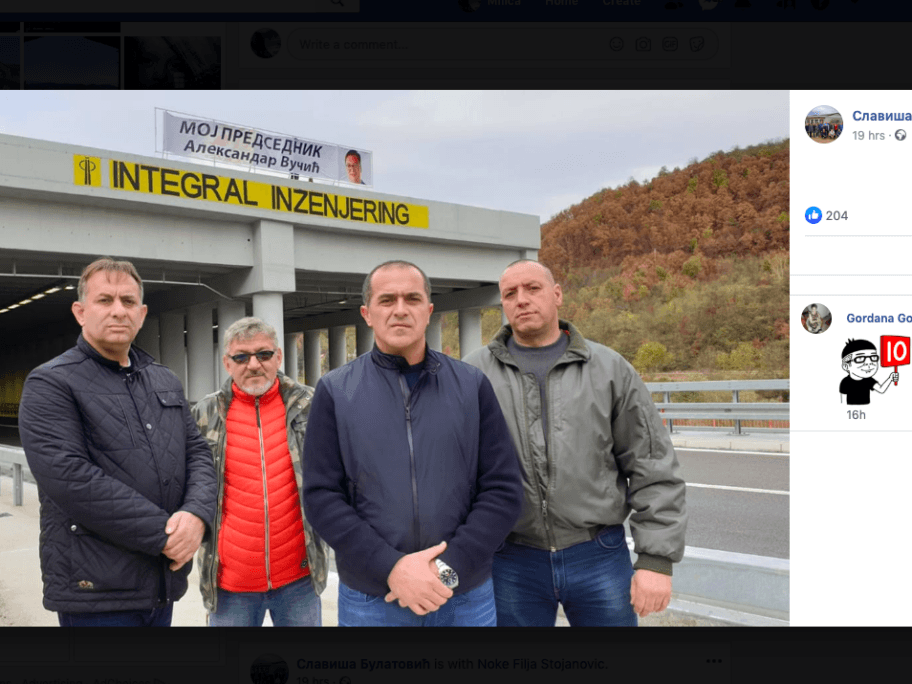 Vranjski naprednjaci "pokazali" Bastaću - vratili bilbord sa Vučićevim likom na Koridor 10 13 Bilbord Koridori 10 Slavisa Bulatovic foto print screen facebook