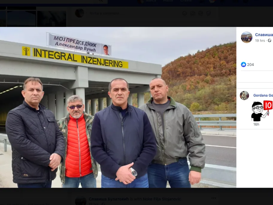 Vranjski naprednjaci "pokazali" Bastaću - vratili bilbord sa Vučićevim likom na Koridor 10 13 Bilbord Koridori 10 Slavisa Bulatovic foto print screen facebook