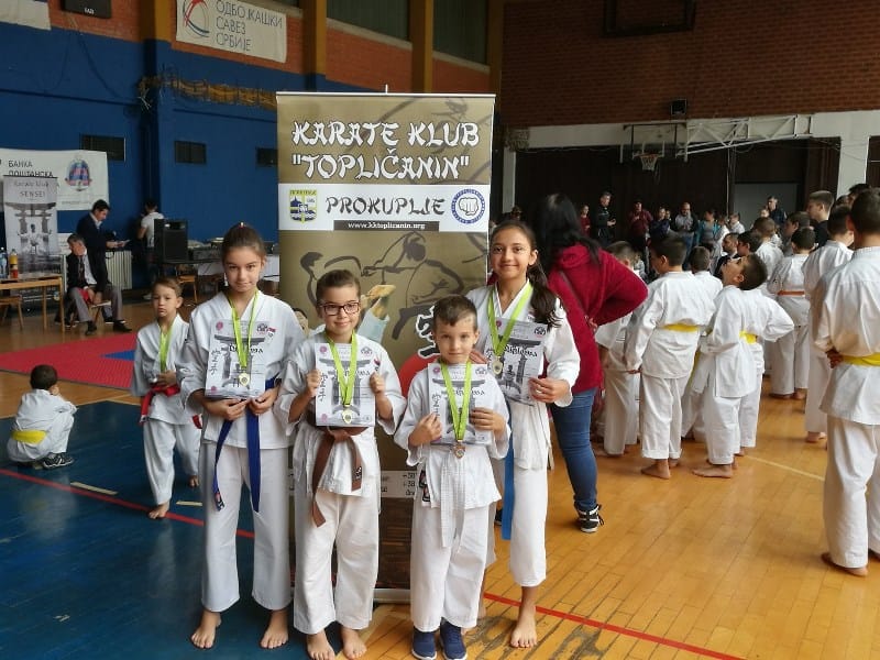 Na 2 turnira karatisti Topličanina osvojili 11 medalja 1 karate 11 11