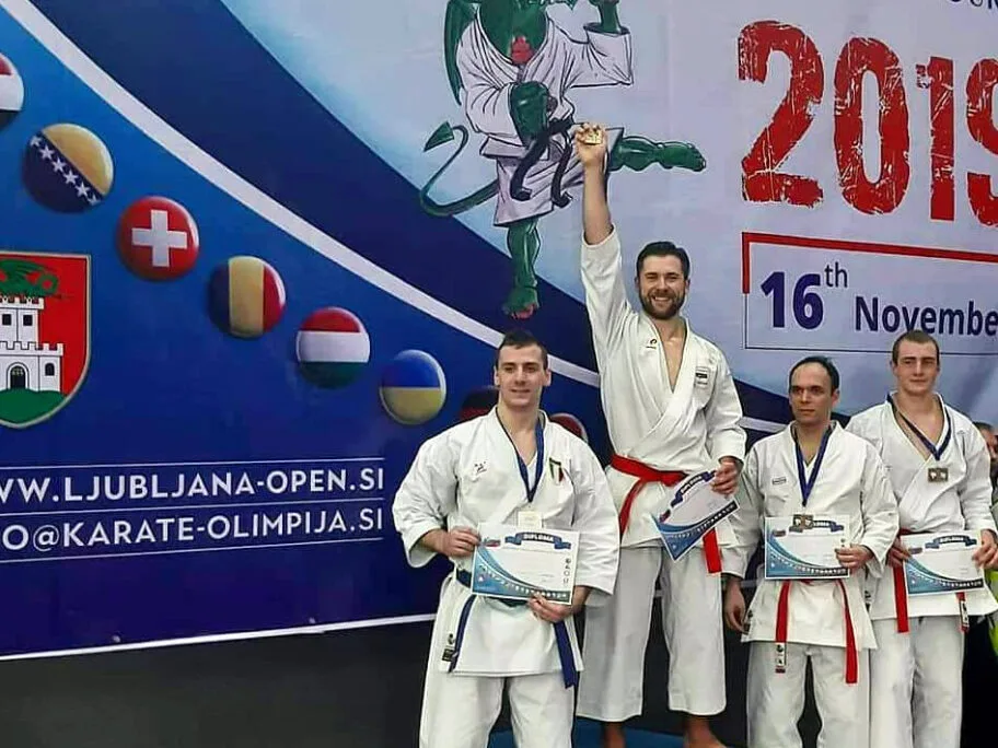 Niški karatista se vratio na "krov" Ljubljane 11 Andrija Stankovic Ljubljana open karate foto privatna arhiva