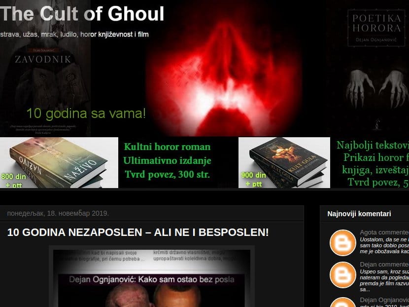 Niški doktor horora predstavlja novu knjigu - "Kult Gula: prvih 10 godina" 14 kultgula foto jv