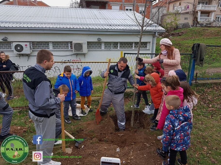 Vrtic Pepeljuga ozelenjavanje 4 foto Radne akcije Delijski vis