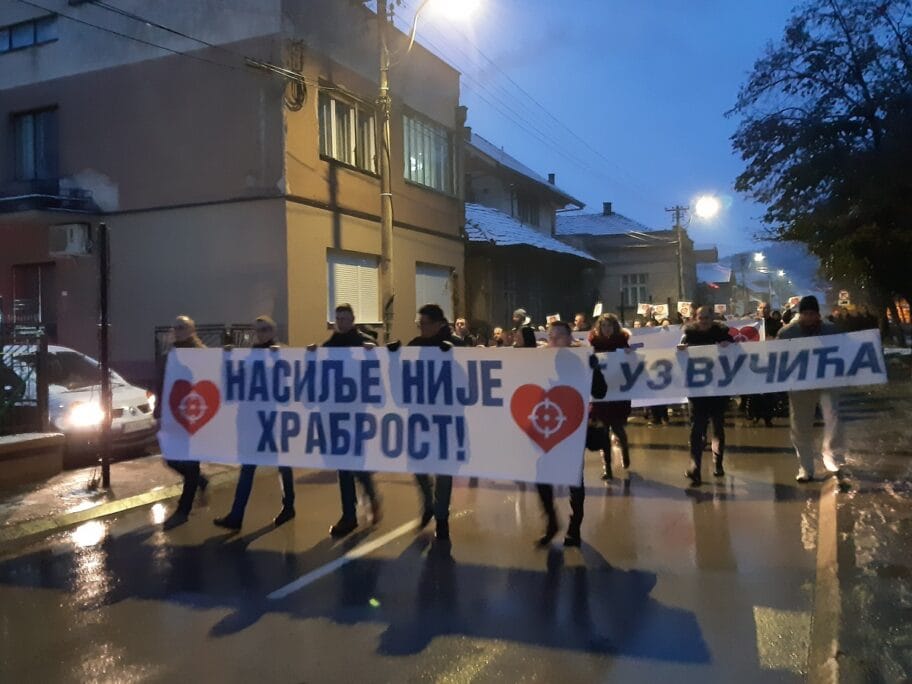 Miting Vucic Leskovac 2 decembar 2019 foto Bojana Stamenkovic