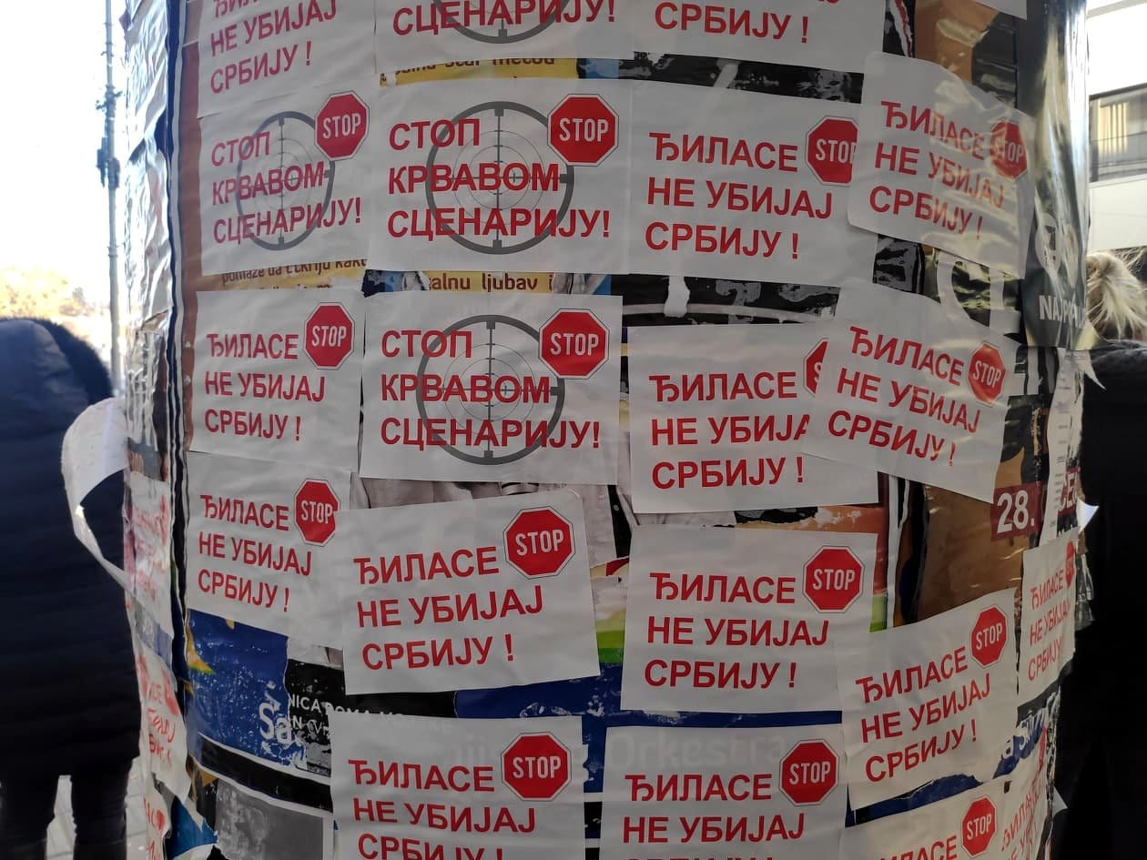 Nalepnice Djilase ne ubijaj Srbiju 12; foto: JV-J. A