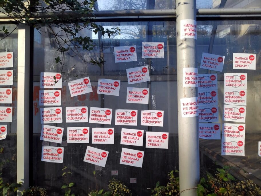 Nalepnice Djilase ne ubijaj Srbiju 11 foto JV J A