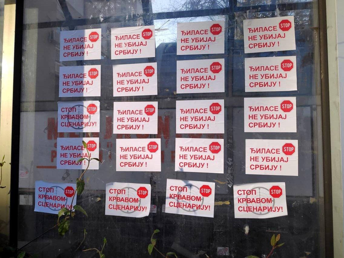 Nalepnice Djilase ne ubijaj Srbiju 2 foto JV J A