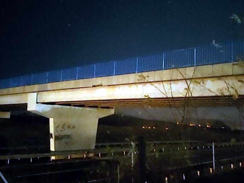 Skinut baner foto Niska inicijativa