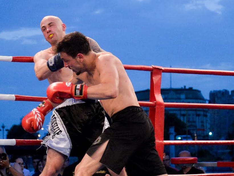 Karte za "Zlatnog kik-boksera" u prodaji, deo novca se donira 9 Boks Uros Zikovic 2017 foto Vanja Keser