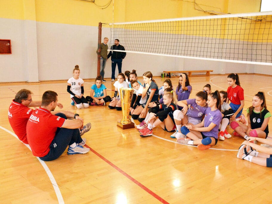 Trening pionirke reprezentacija foto Odbojkaski savez Srbije