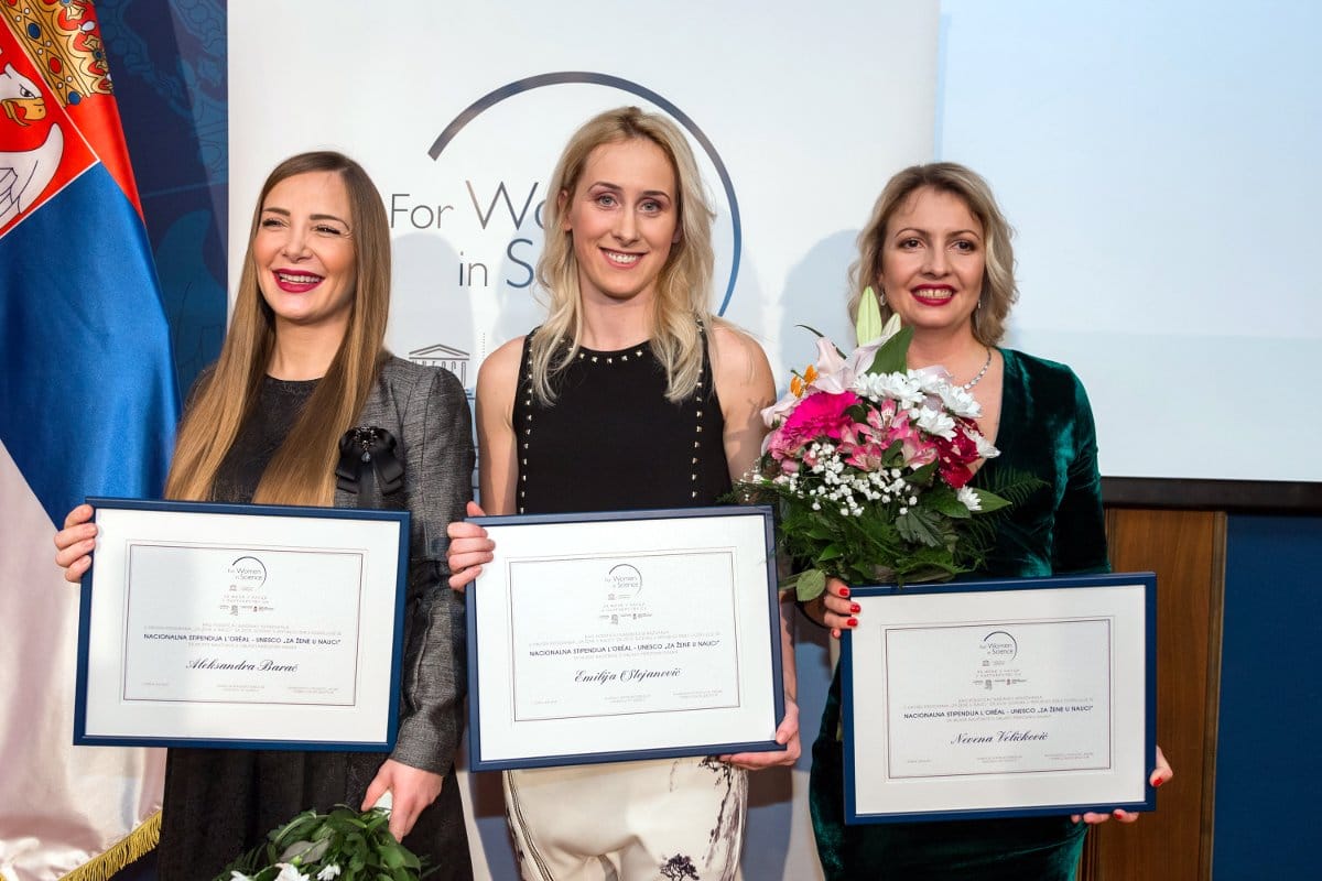 Nagradjene naucnice; foto: PR L'Oreal FWIS 2019.