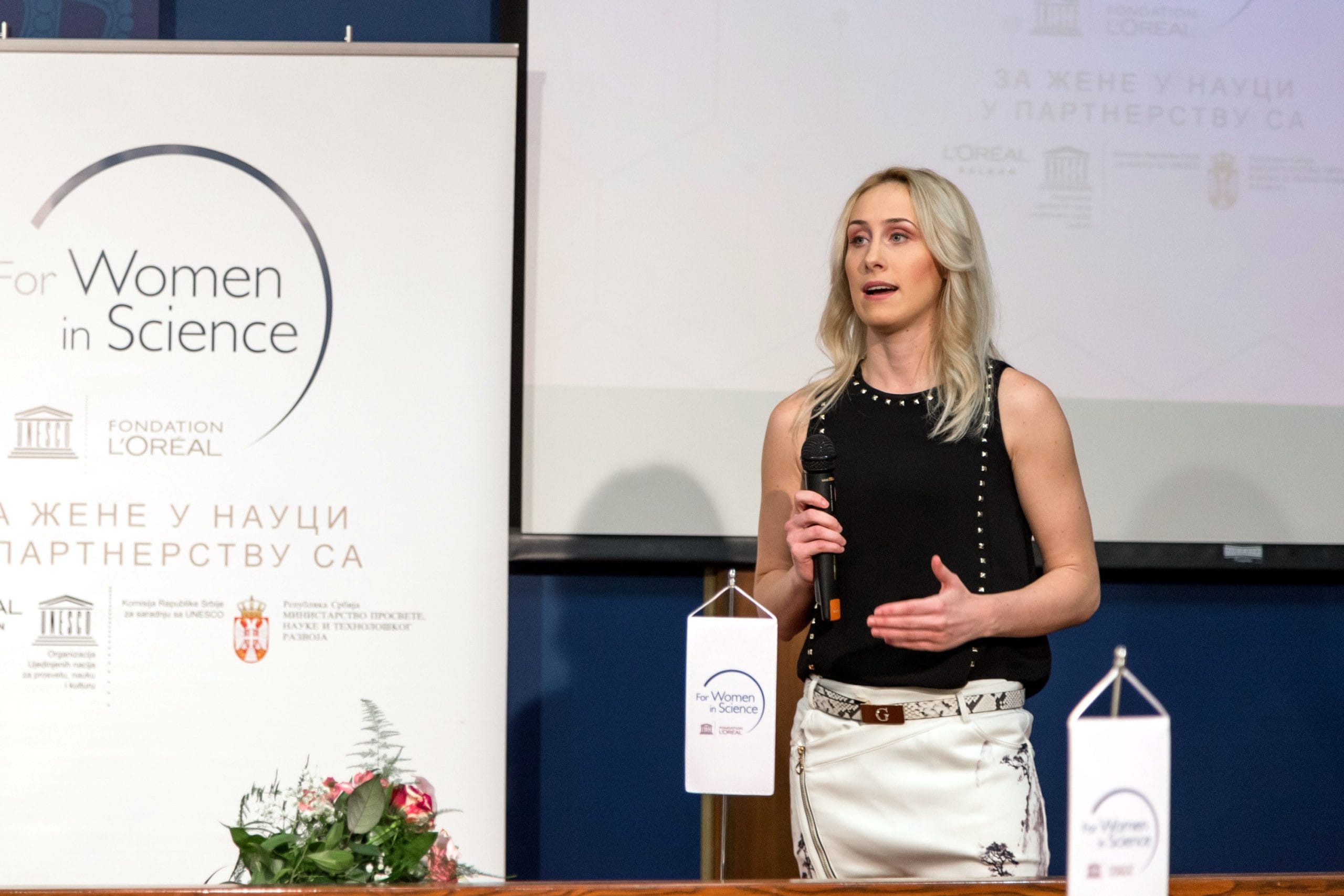 Emilija Stojanovic naucnica; foto: PR L'Oreal FWIS 2019.
