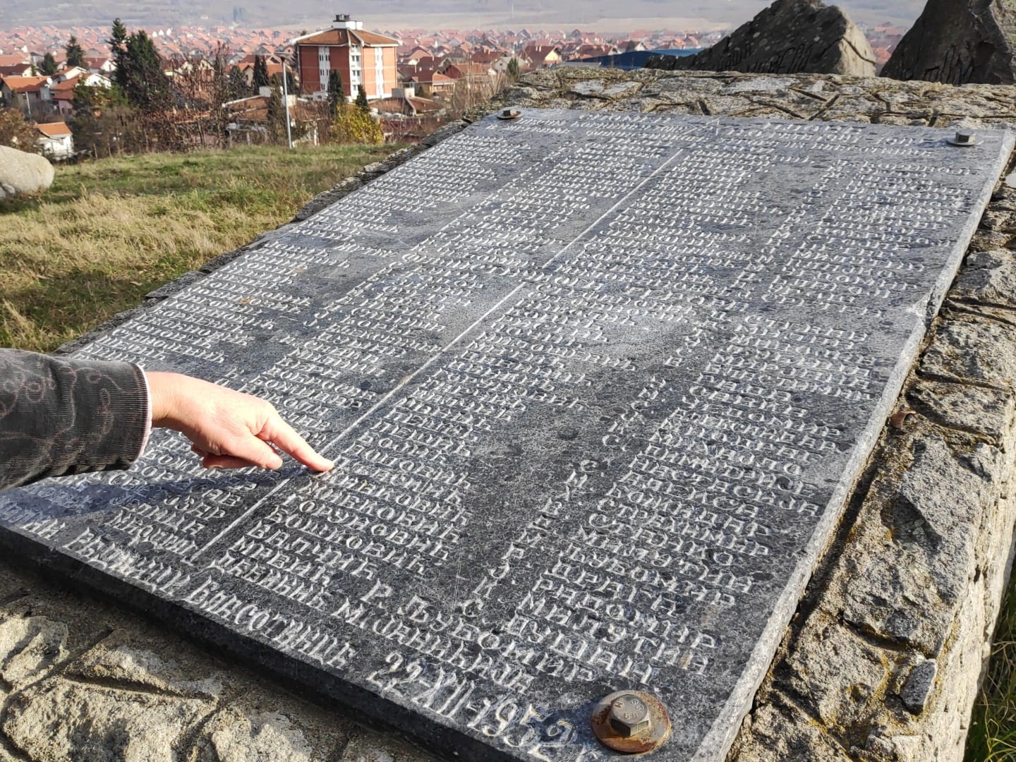 Spomen park Vlasotince 8 decembar 2019 foto Bojana Stamenkovic
