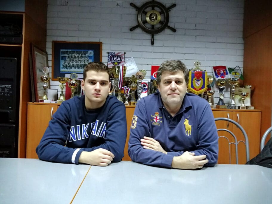 Aleksa Cvetkovic Jovan Serafimovic vaterpolo Nais foto VK Nais