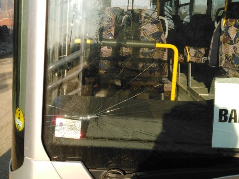 slika namernog lomljenja sofersajbne u mestu babotinac kod prokuplja 09 01 2020