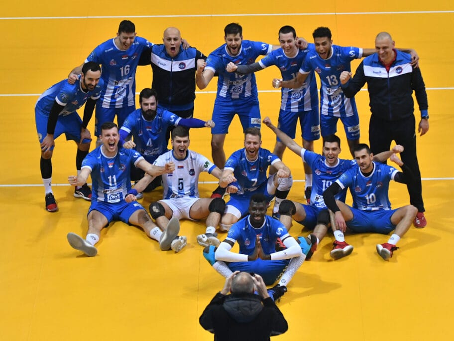 Odbojkaši Niša vicešampioni Srbije 6 ok nis radovanje polufinale kupa nis januar 2020 foto jv vanja keser