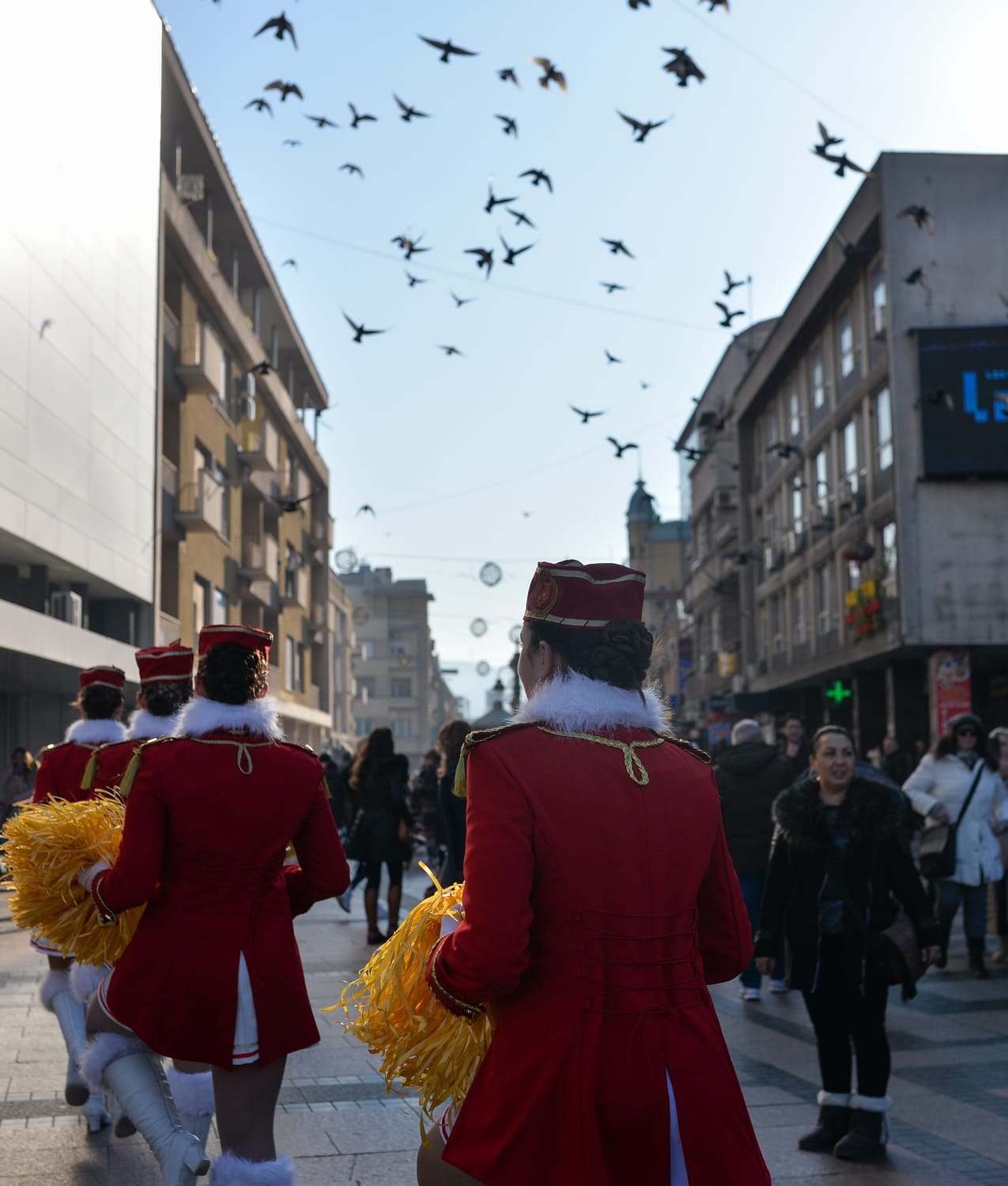 Mažoretkinje iz Herceg Novog u Nišu januar 2020 foto Južne vesti Vanja Keser 2