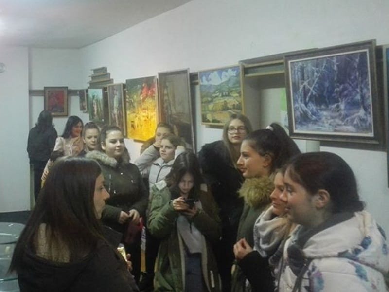 Svetosavski likovni salon Vucje foto Dom kulture Vucje