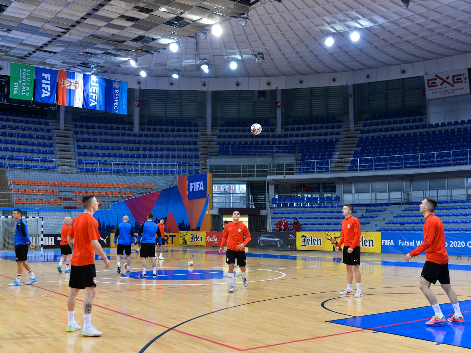 Reprezentacije Srbije u futsalu trening januar 2020 foto Južne vesti Vanja Keser