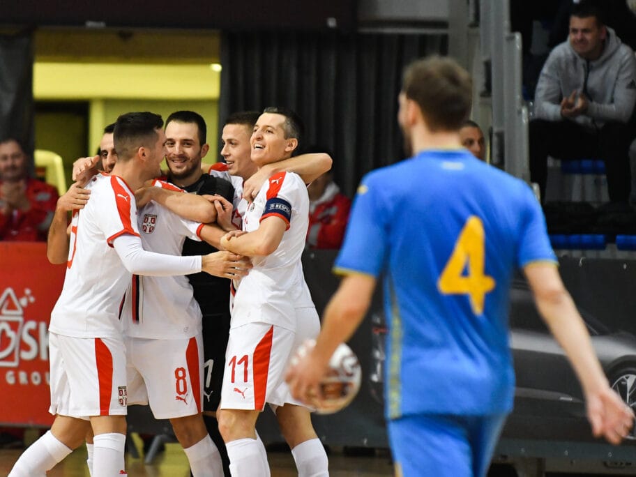 Prvi korak ka Svetskom prvenstvu: Futsaleri Srbije savladali Ukrajinu 15 Srbija Ukrajna futsal februar 2019 foto Juzne vesti Vanja Keser