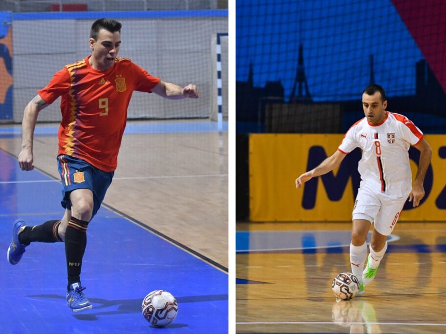 Spanija Srbija futsal Svetsko prvenstvo kolaz foto Juzne vesti Vanja Keser scaled