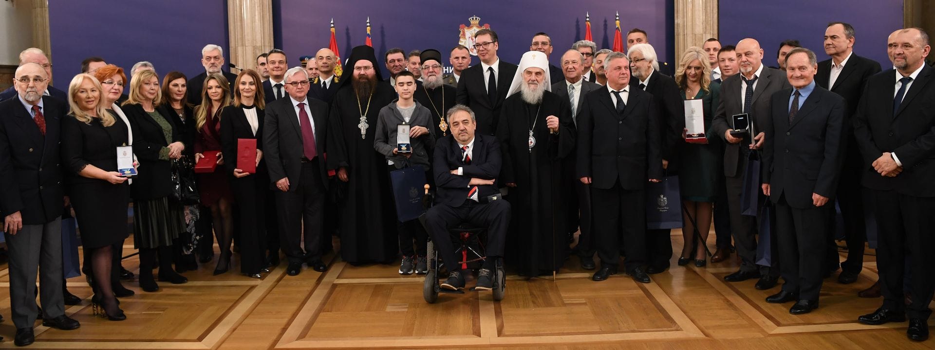 svi dobitnici sretenjskog priynanja, februar 2020, foto predsednikrs