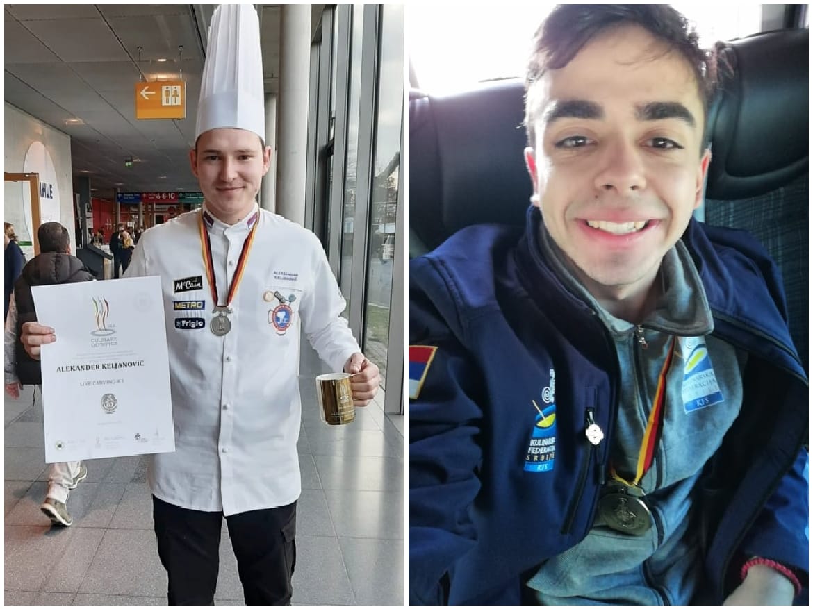 Leskovački student i Nišlija osvojili medalje na Kulinarskoj olimpijadi 1 keljanovic i radickovic